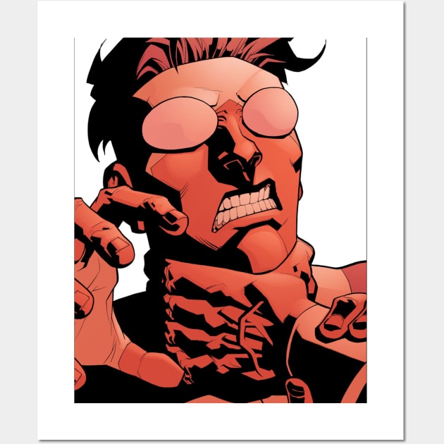 invincible poster1 Wall Art by super villain